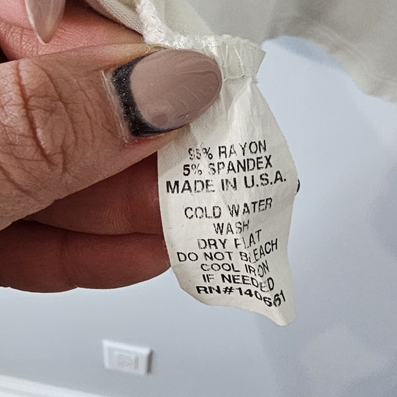 Jones New York White button-down shirt size L - Picture 6 of 6